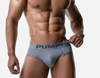 Gray Classic Brief